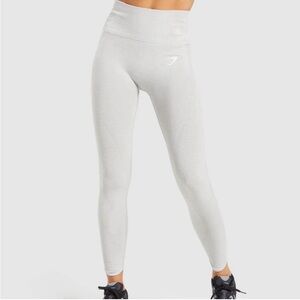 Gymshark Light Gray High-Waisted Leggings